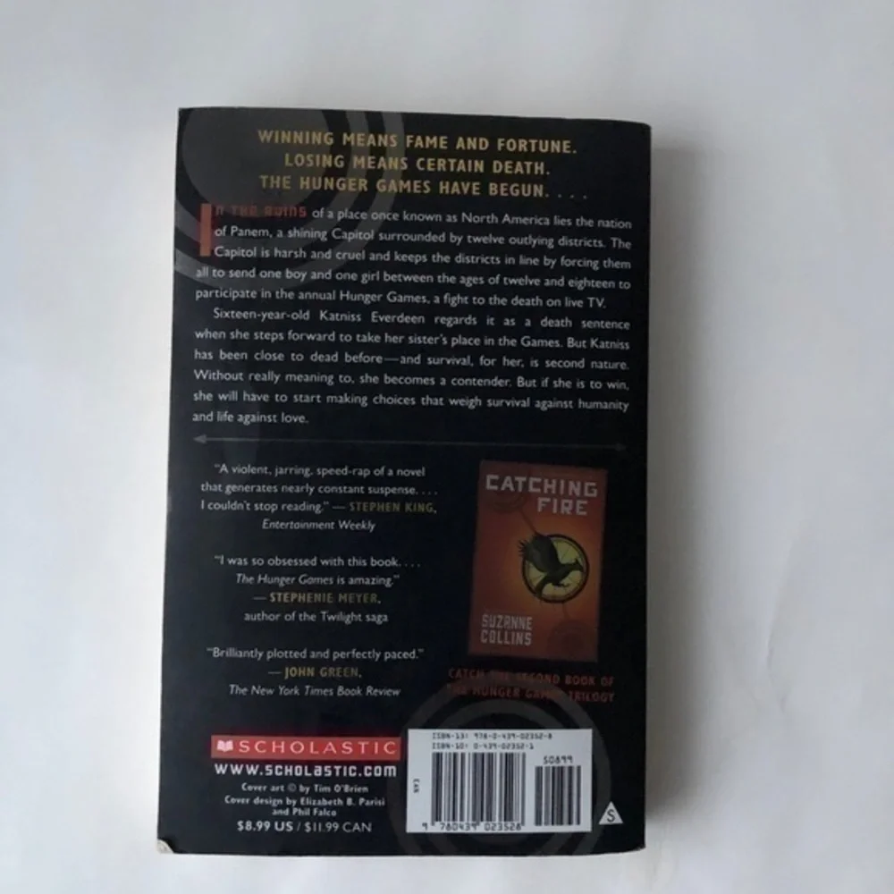 The Hunger Games Book By Suzanne Collins